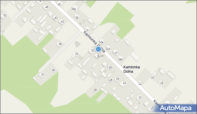Kamionka Dolna, Kamionka Dolna, 31, mapa Kamionka Dolna