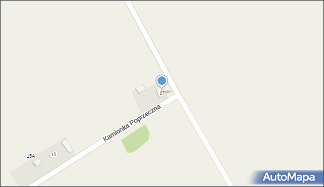 Kamionka Poprzeczna, Kamionka Poprzeczna, 17, mapa Kamionka Poprzeczna