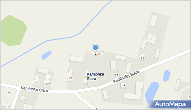 Kamionka Stara, Kamionka Stara, 15A, mapa Kamionka Stara