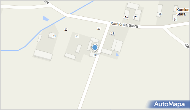 Kamionka Stara, Kamionka Stara, 19, mapa Kamionka Stara