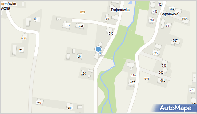 Kamionka Wielka, Kamionka Wielka, 711, mapa Kamionka Wielka