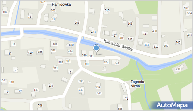 Kamionka Wielka, Kamionka Wielka, 804, mapa Kamionka Wielka