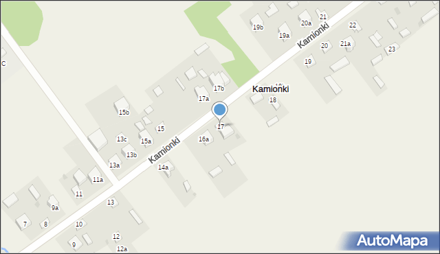 Kamionki, Kamionki, 17, mapa Kamionki