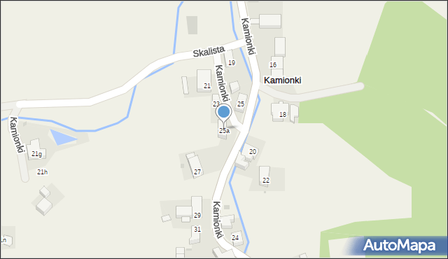 Kamionki, Kamionki, 25a, mapa Kamionki