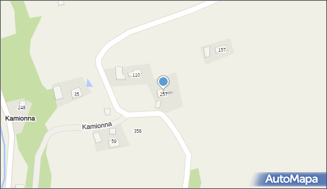 Kamionna, Kamionna, 257, mapa Kamionna