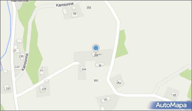 Kamionna, Kamionna, 288, mapa Kamionna