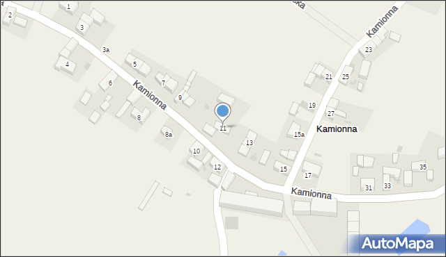 Kamionna, Kamionna, 11, mapa Kamionna