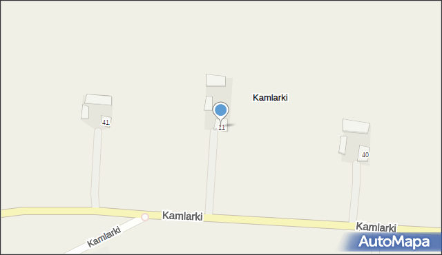 Kamlarki, Kamlarki, 11, mapa Kamlarki