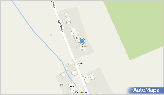 Kamnica, Kamnica, 13, mapa Kamnica