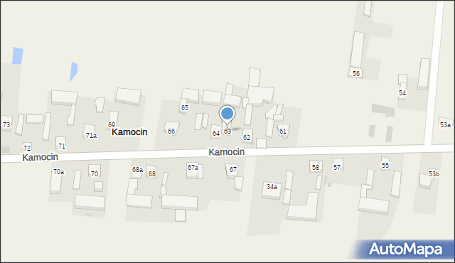 Kamocin, Kamocin, 63, mapa Kamocin