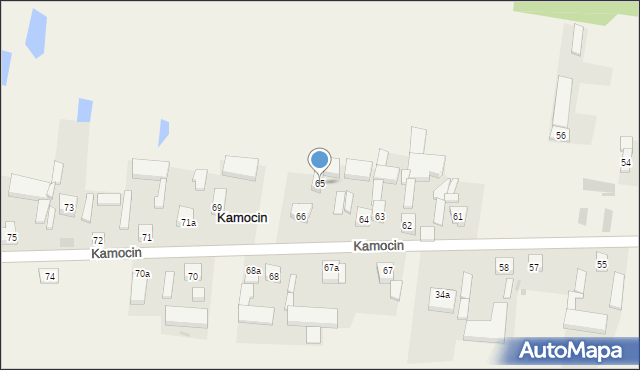 Kamocin, Kamocin, 65, mapa Kamocin