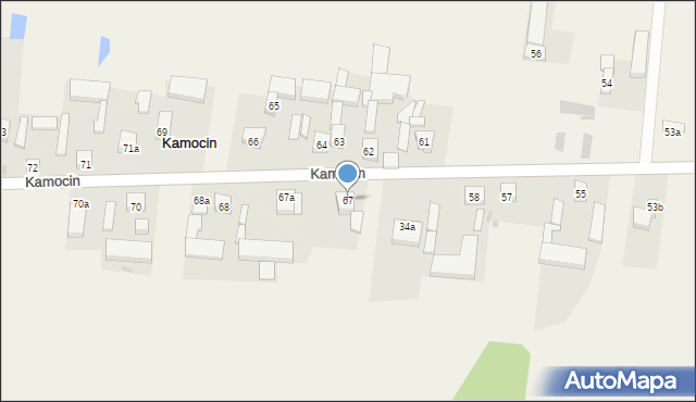 Kamocin, Kamocin, 67, mapa Kamocin