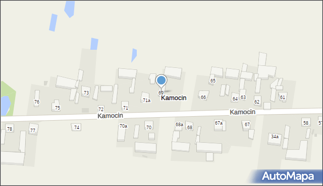 Kamocin, Kamocin, 69, mapa Kamocin