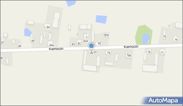 Kamocin, Kamocin, 81, mapa Kamocin