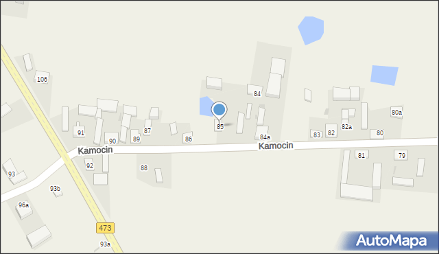 Kamocin, Kamocin, 85, mapa Kamocin