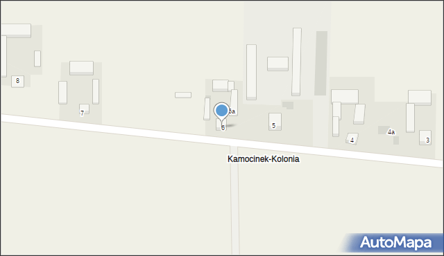 Kamocinek, Kamocinek, 6, mapa Kamocinek