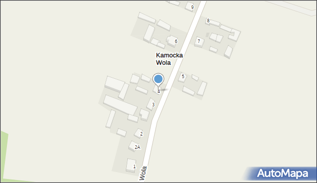 Kamocka Wola, Kamocka Wola, 4, mapa Kamocka Wola