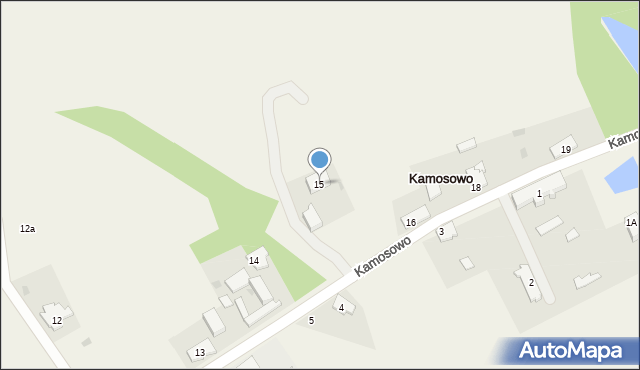 Kamosowo, Kamosowo, 15, mapa Kamosowo