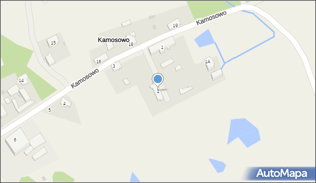 Kamosowo, Kamosowo, 2, mapa Kamosowo