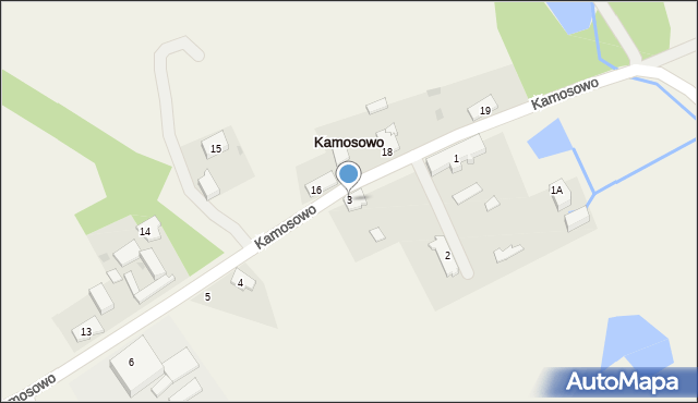 Kamosowo, Kamosowo, 3, mapa Kamosowo