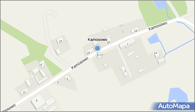 Kamosowo, Kamosowo, 3, mapa Kamosowo