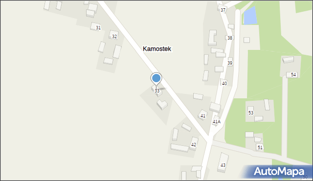 Kamostek, Kamostek, 33, mapa Kamostek