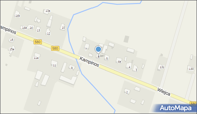 Kampinos A, Kampinos A, 6, mapa Kampinos A