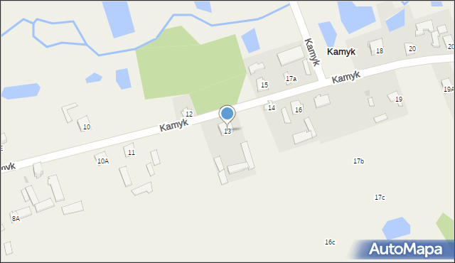 Kamyk, Kamyk, 13, mapa Kamyk