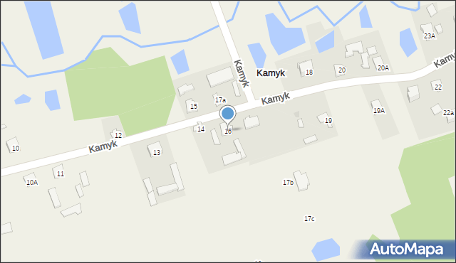 Kamyk, Kamyk, 16, mapa Kamyk