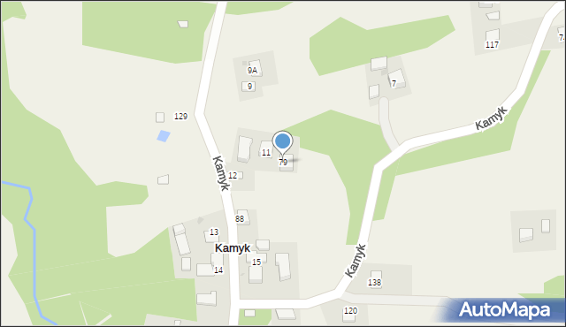 Kamyk, Kamyk, 79, mapa Kamyk