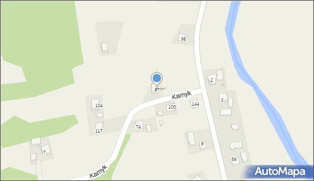 Kamyk, Kamyk, 87, mapa Kamyk