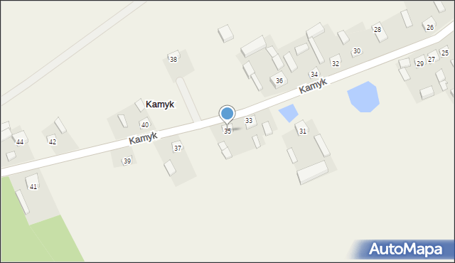 Kamyk, Kamyk, 35, mapa Kamyk