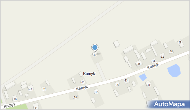 Kamyk, Kamyk, 38, mapa Kamyk