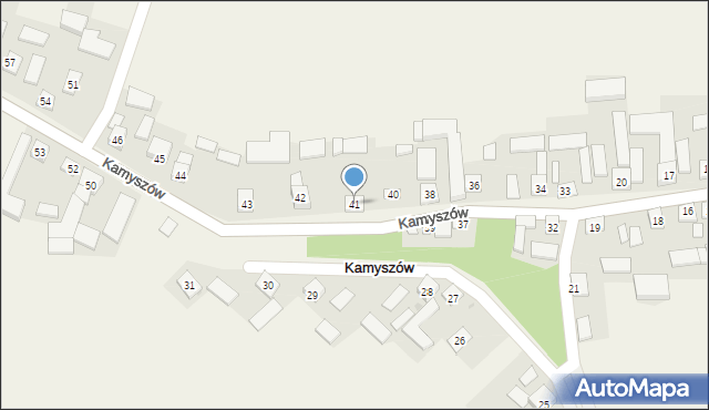 Kamyszów, Kamyszów, 41, mapa Kamyszów