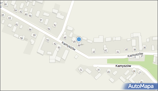 Kamyszów, Kamyszów, 44, mapa Kamyszów