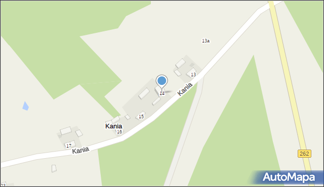 Kania, Kania, 14, mapa Kania