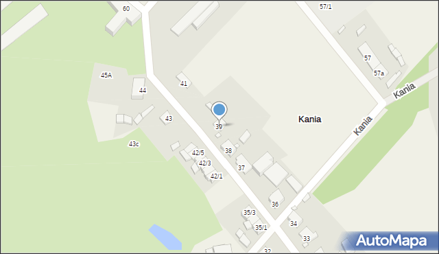 Kania, Kania, 39, mapa Kania