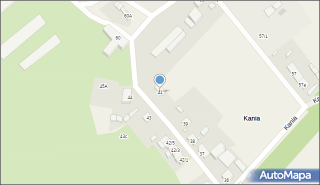 Kania, Kania, 41, mapa Kania