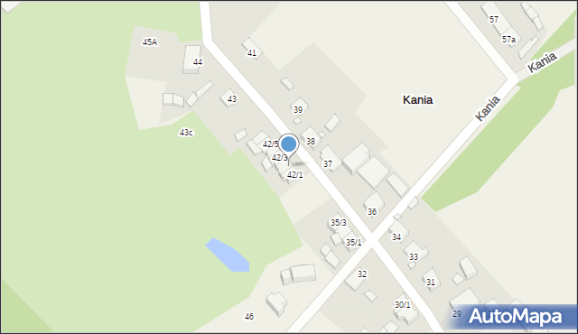 Kania, Kania, 42/2, mapa Kania