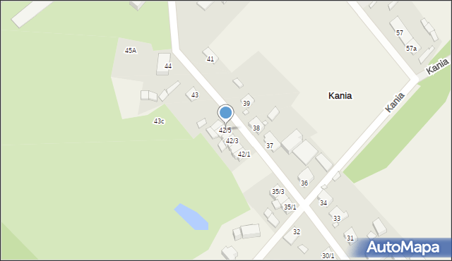 Kania, Kania, 42/5, mapa Kania