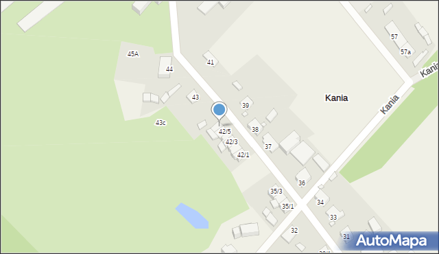 Kania, Kania, 42/6, mapa Kania