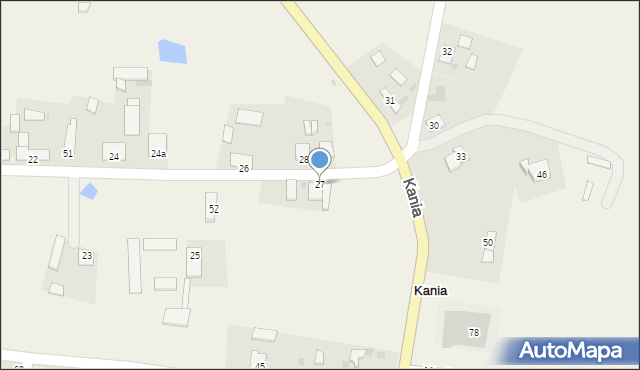 Kania, Kania, 27, mapa Kania