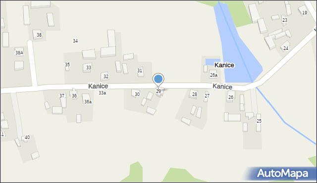 Kanice, Kanice, 29, mapa Kanice