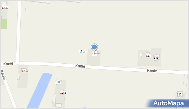 Kanie, Kanie, 131, mapa Kanie