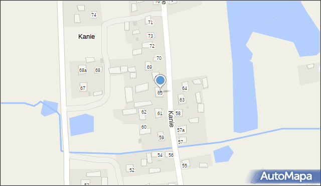 Kanie, Kanie, 65, mapa Kanie