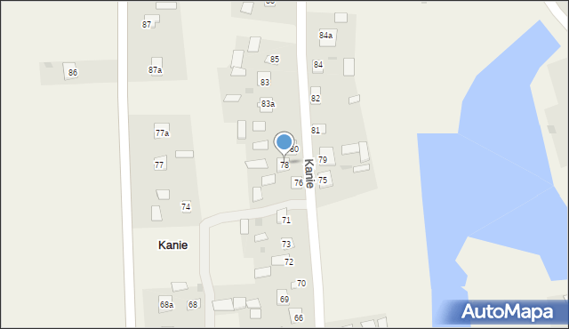 Kanie, Kanie, 78, mapa Kanie