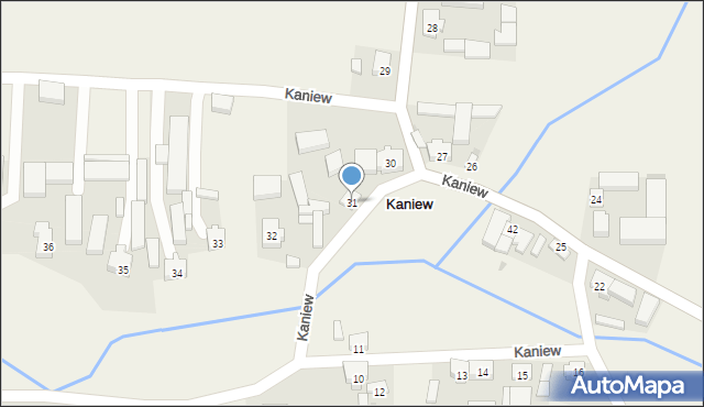 Kaniew, Kaniew, 31, mapa Kaniew