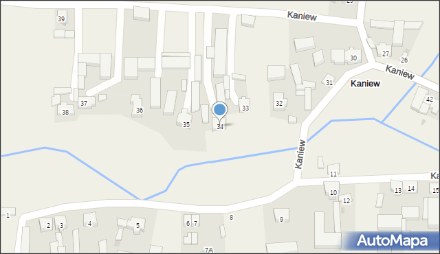 Kaniew, Kaniew, 34, mapa Kaniew