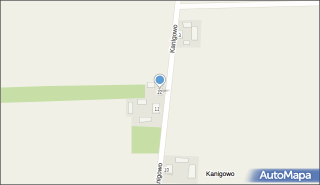 Kanigowo, Kanigowo, 12, mapa Kanigowo