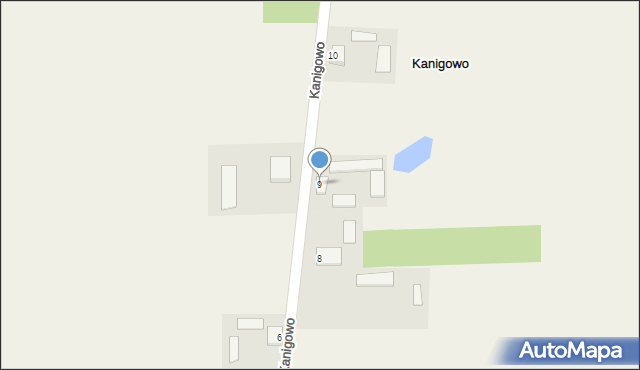 Kanigowo, Kanigowo, 9, mapa Kanigowo